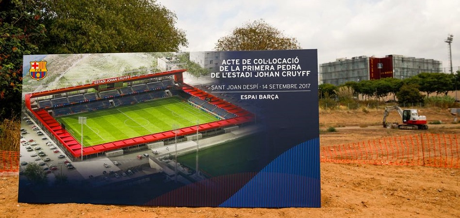 Las obras del Estadio Johan Cruyff durarán 14 meses