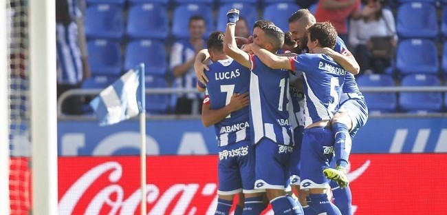 Deportivo Coruña Jugadores Celebración 15-16