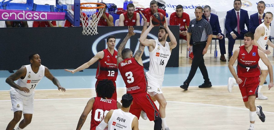 ‘Canasta’ del Basket Zaragoza en el baloncesto adaptado