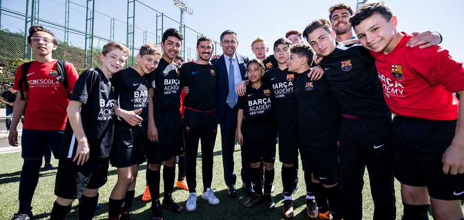 El Barça ha logrado implicar a patrocinadores como Rakuten y Beko en las FCB Escola