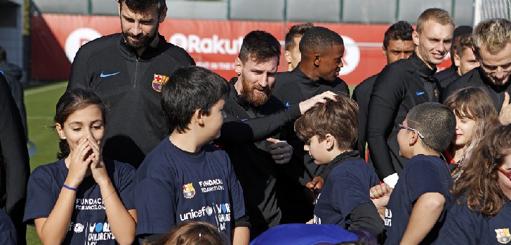 Los niños toman el control del Barça por un día