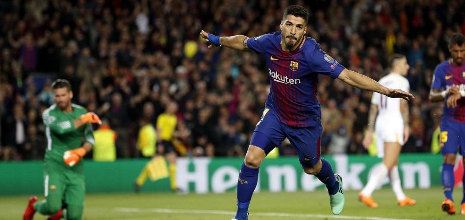 Luis Suárez lanza penaltis solidarios para apoyar a la Barça Foundation