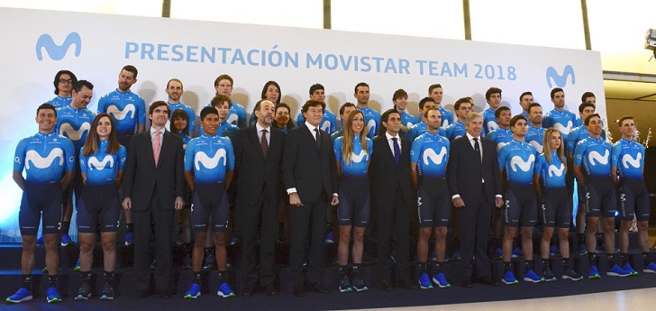 El Movistar Team femenino ha contado con la colaboración de la mayoría de patrocinadores de la escuadra masculina