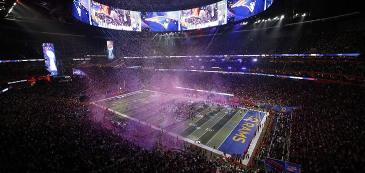 La Super Bowl ingresa 382 millones de dólares por publicidad en 2019, un 6,4% menos 