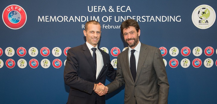 Uefa y ECA exhiben la unidad del fútbol europeo frente a cambios en el calendario