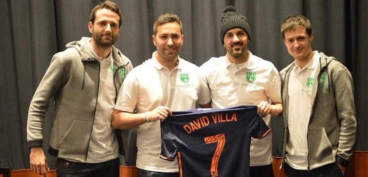 La tecnológica FootballAim busca 200.000 euros tras dar entrada a David Villa