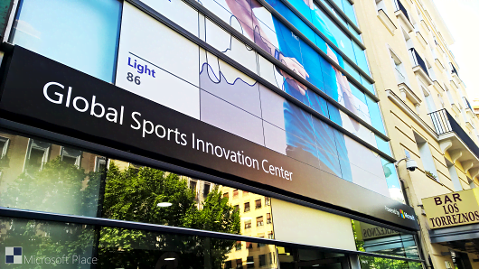 El GSIC de Microsoft está dentro del Barclaycard Center de Madrid.