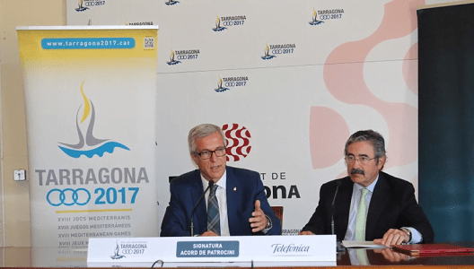 Telefónica aportará 750.000 euros a Tarragona 2017 en concepto de patrocinio. 