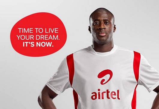 Yaya Touré, en el nuevo anuncio de Airtel en África.