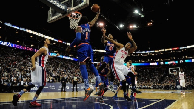 NBA Londres Knicks Pistons 2013