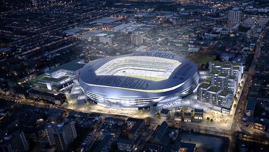 Recreación del nuevo estadio del Tottenham, que abrirá sus puertas el verano de 2018.