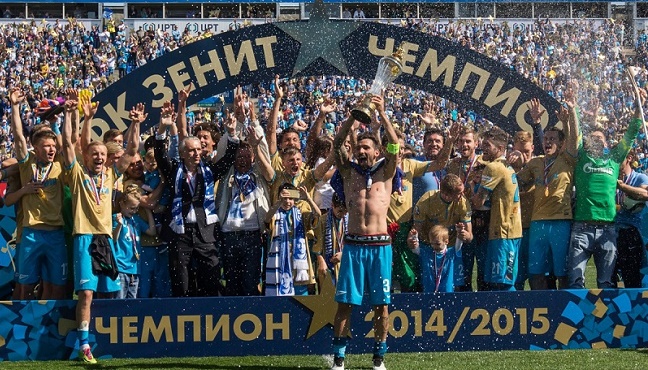 Zenith Campeón Premier League Rusia 650