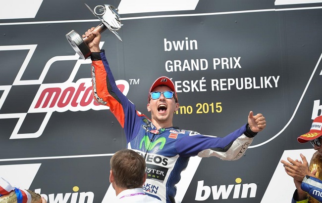 Lorenzo se sitúa líder en el Mundial tras el triunfo en Brno este fin de semana.