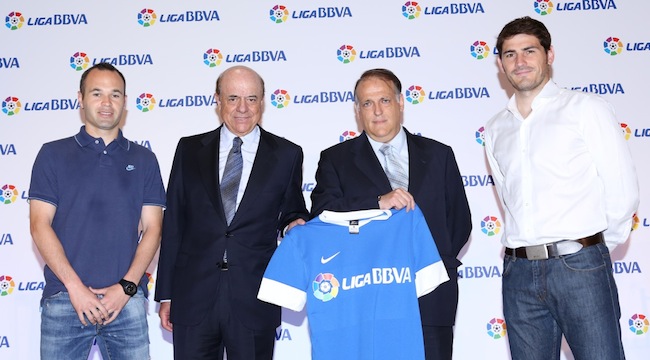 La Liga BBVA Iniesta González Tebas Casillas 650