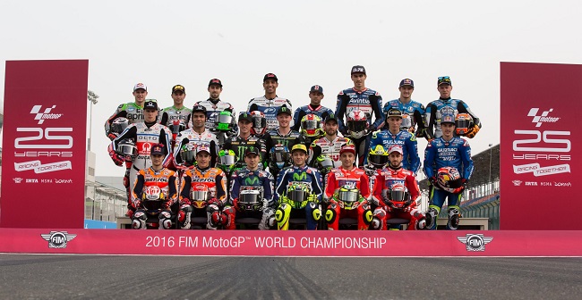 MotoGP 2016 todos los pilotos