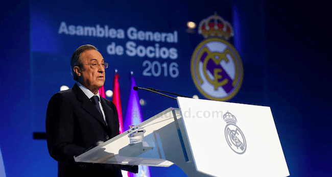 Real Madrid Florentino Pérez Asamblea 2016 650