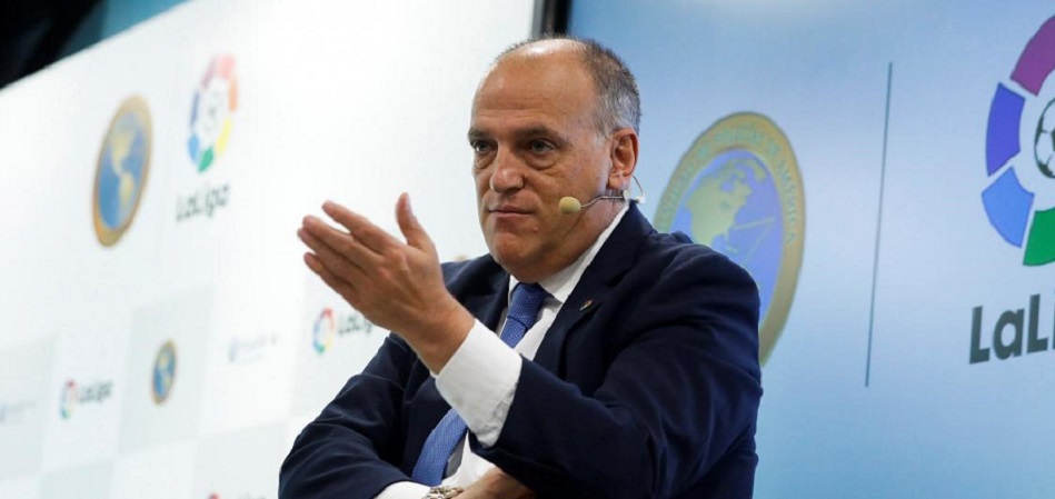 Javier Tebas: “Florentino Pérez miente, han ido a reventar el sistema”