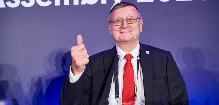 Boricic, reelegido como presidente de Confederación Europea de Voleibol