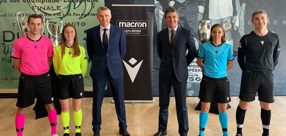 Afectar Enjuiciar Provisional Macron releva a Adidas y vestirá a los árbitros de la Uefa en todas sus  competiciones hasta 2022 | Palco23