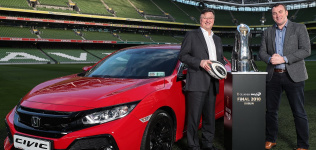 Honda se une a la competición de rugby Guinness Pro14