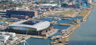El Everton recibe el visto bueno de Liverpool a su nuevo estadio de 500 millones