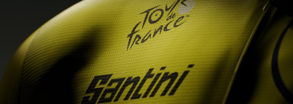 Santini le roba a Le Coq Sportif el maillot más importante del ciclismo