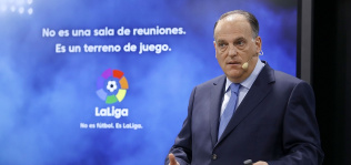 Javier Tebas, reelegido presidente de LaLiga hasta 2024