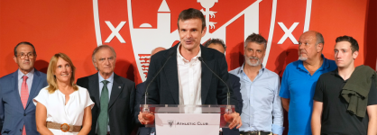 Los socios de Athletic Club aprueban la gestión de Jon Uriarte en 2022-2023