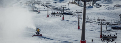 Las estaciones de esquí españolas aguantan el tipo en una Navidad sin nieve