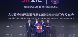 El Barça crece en Asia con el patrocinio regional de SK Lubricants