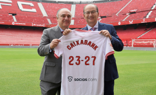 Sevilla FC ficha a CaixaBank hasta 2027
