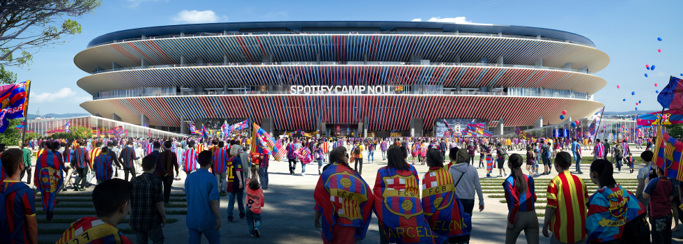 Limak recorta en un mes la fase de demolición del Spotify Camp Nou