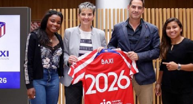 Atlético de Madrid renueva a Baxi como patrocinador del equipo femenino
