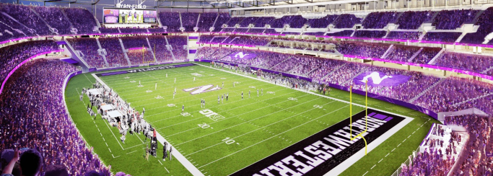 Northwestern Wildcats destinará 800 millones a construir un nuevo estadio