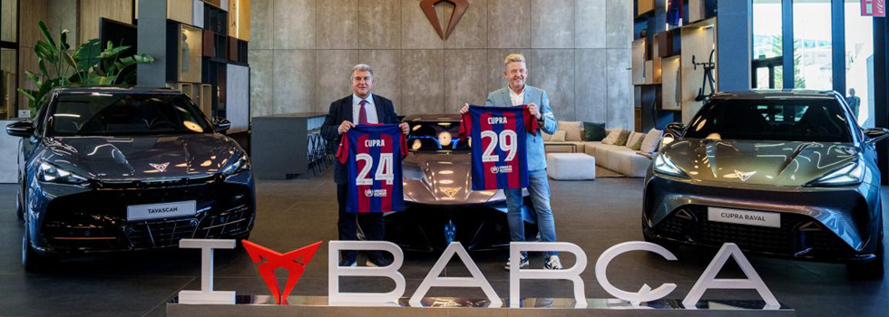 FC Barcelona renueva a Cupra y extiende su patrocinio a todas las secciones profesionales